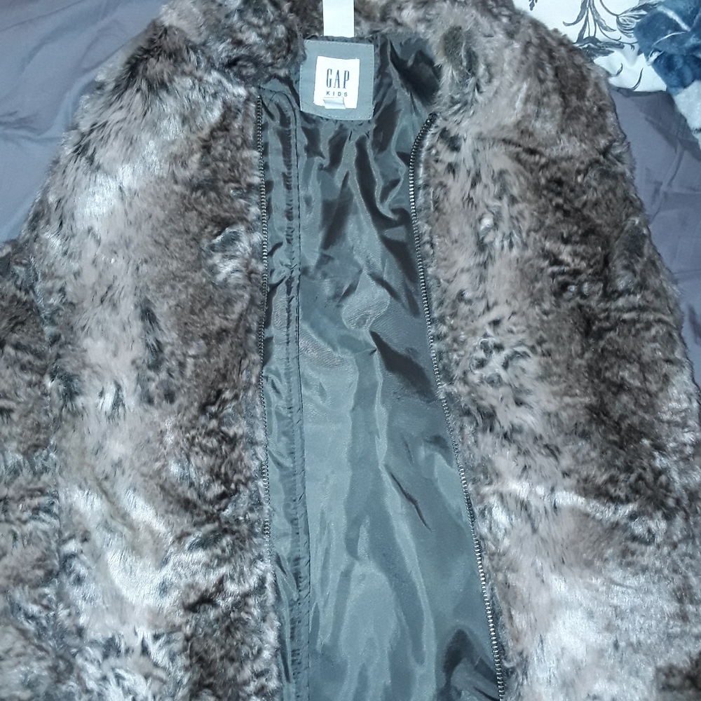 GAP Kids young girl kids fur vest